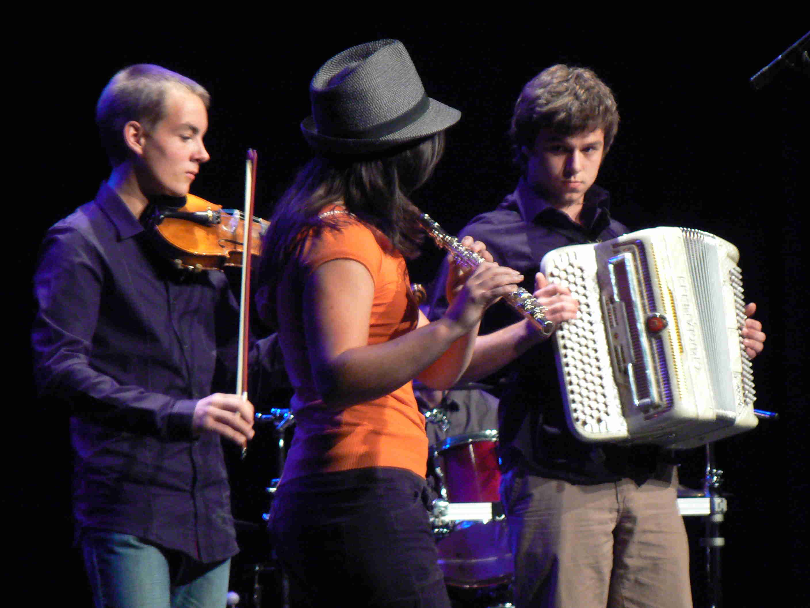 accord&eacute;on fl&ucirc;te violon